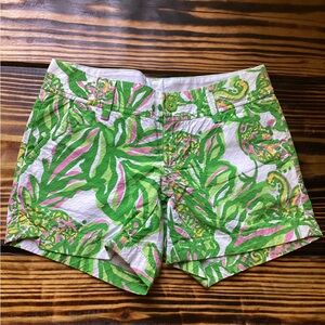 Lilly Pulitzer The Callahan Shorts Size 00